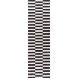 The Rugs Loft Striped Dark Grey Rug