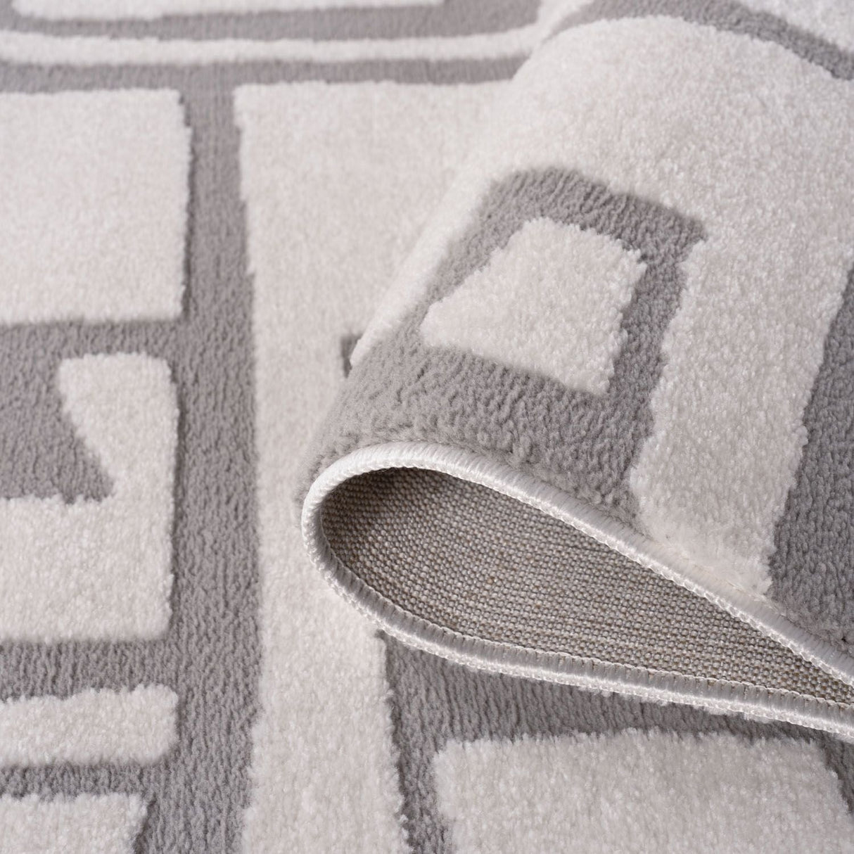 The Rugs Loft Abstract Grey Rug