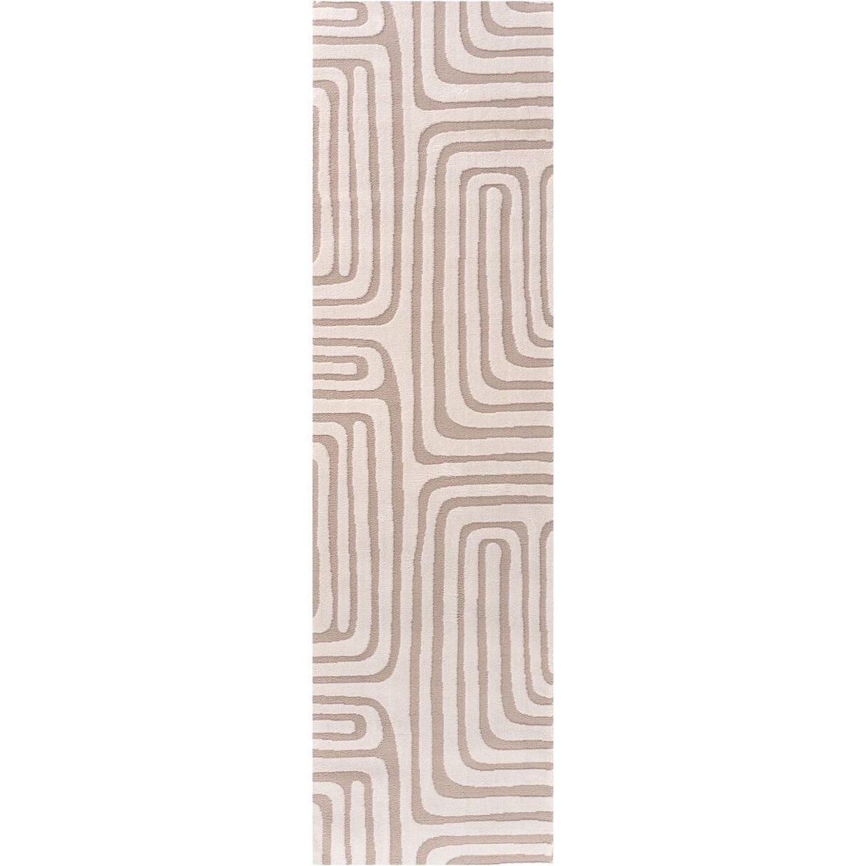 The Rugs Loft Geometric Beige Rug