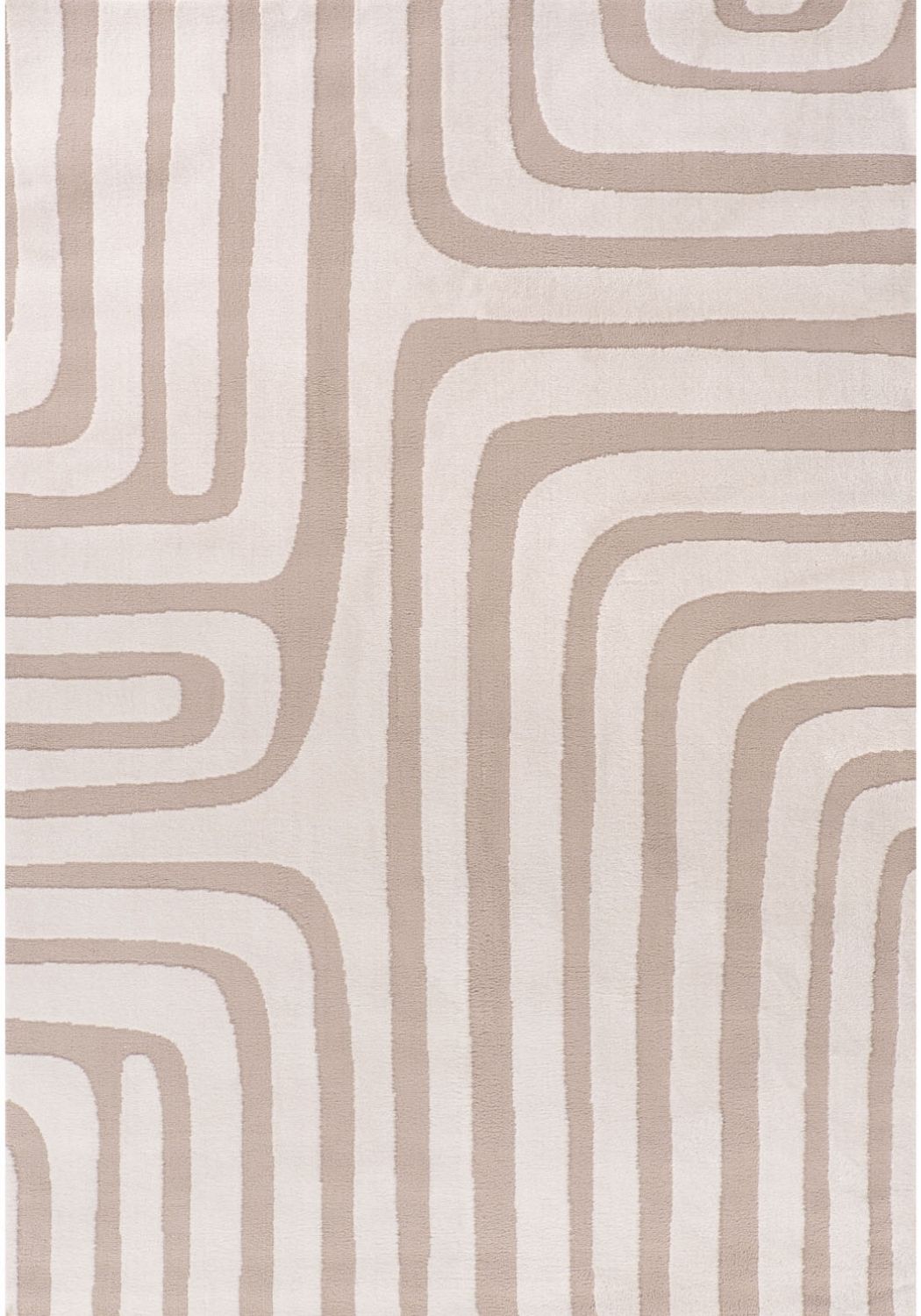 The Rugs Loft Geometric Beige Rug