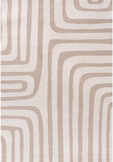 The Rugs Loft Geometric Beige Rug