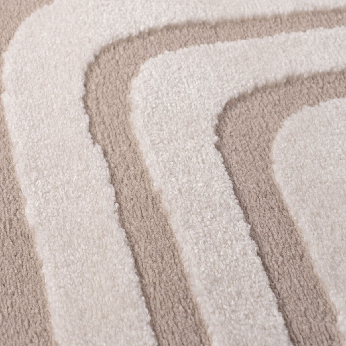 The Rugs Loft Geometric Beige Rug