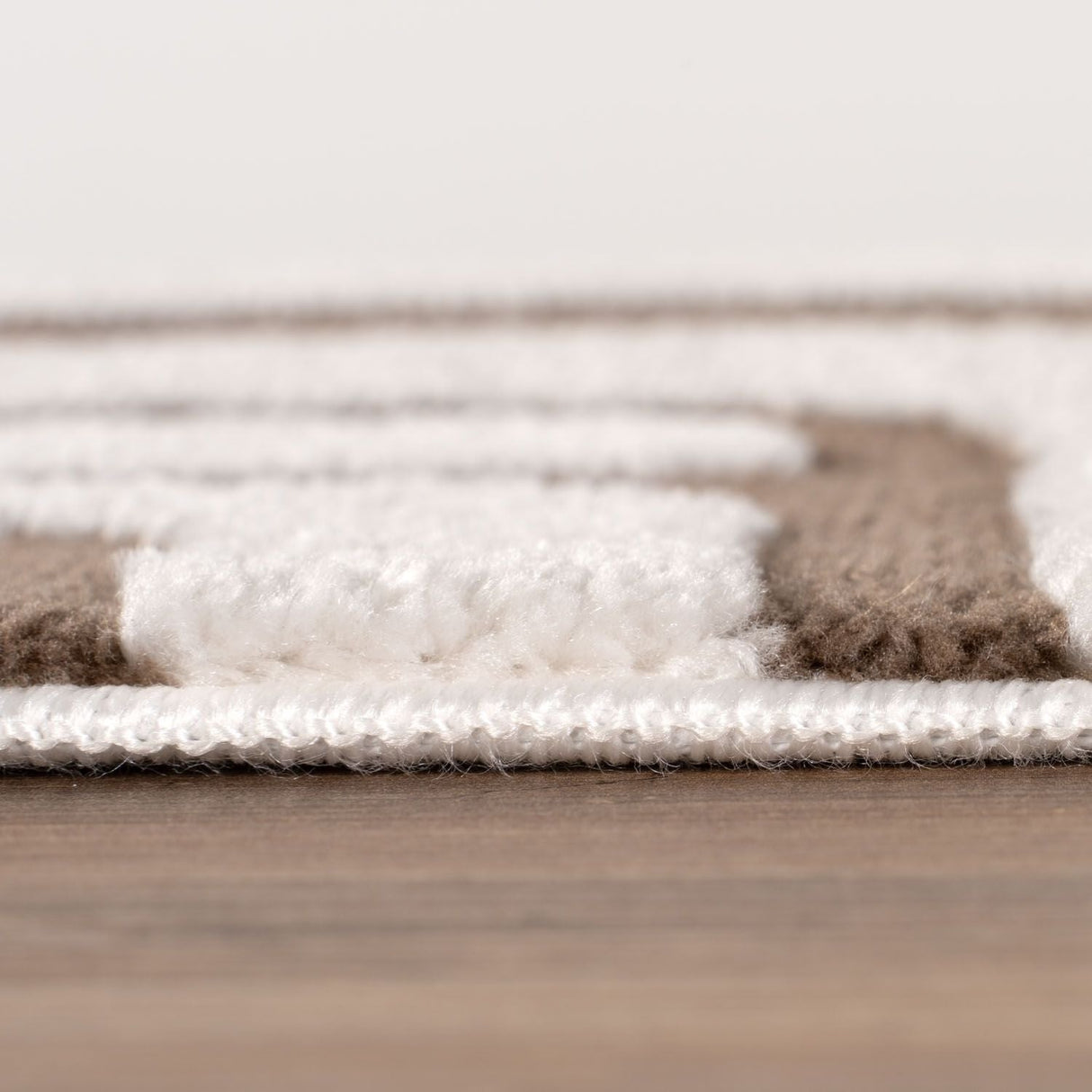 The Rugs Loft Geometric Brown Rug