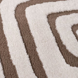 The Rugs Loft Geometric Brown Rug