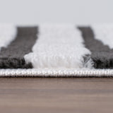 The Rugs Loft Geometric Dark Grey Rug
