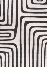 The Rugs Loft Geometric Dark Grey Rug