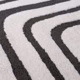 The Rugs Loft Geometric Dark Grey Rug