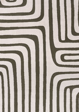 The Rugs Loft Geometric Green Rug