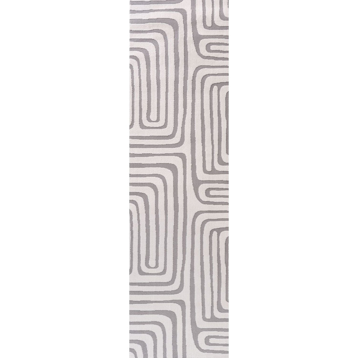 The Rugs Loft Geometric Grey Rug