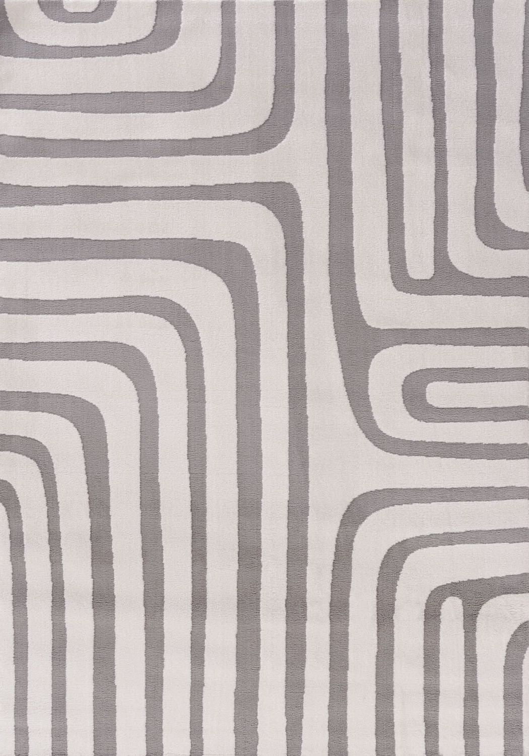 The Rugs Loft Geometric Grey Rug