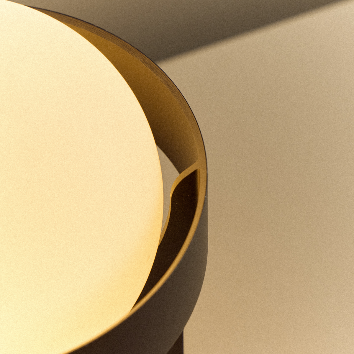 Tala Loop Table Lamp in Dark Grey with Sphere IV