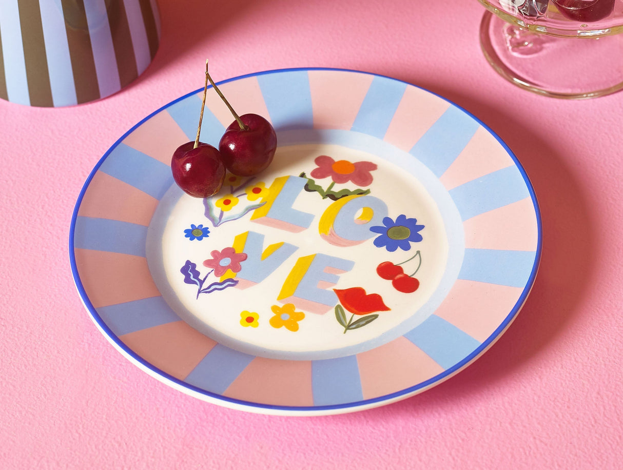 Eleanor Bowmer Cherry Special Floral Side Plate