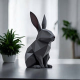 Filamora Studios Low Poly Rabbit Sculpture