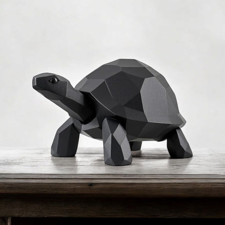 Filamora Studios Low Poly Turtle Sculpture