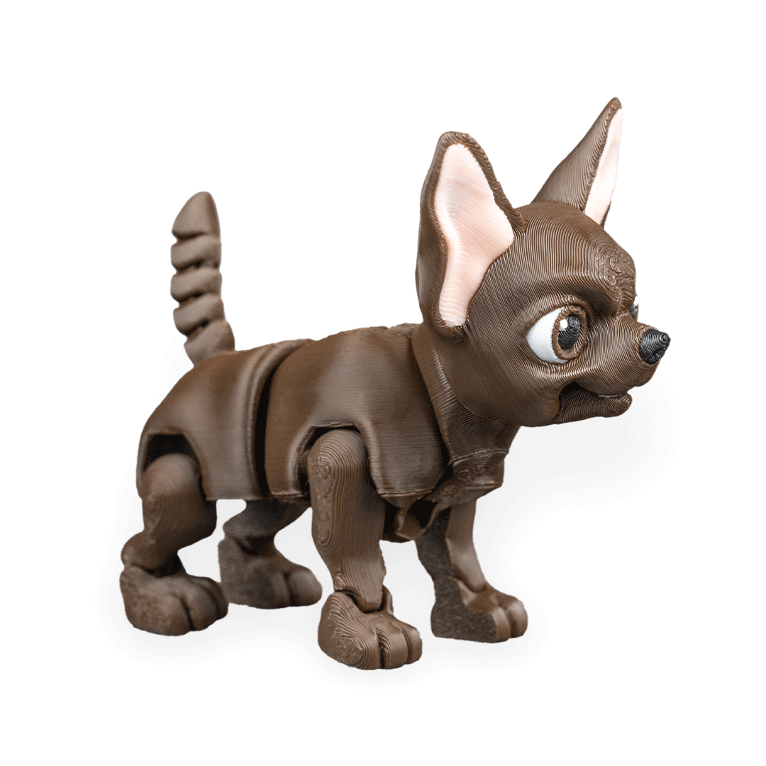 Filamora Studios Lupe Chihuahua 3D Printed Dog Figurine