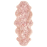 The Rugs Genuine Rose Sheepskin Faux Fur Rug