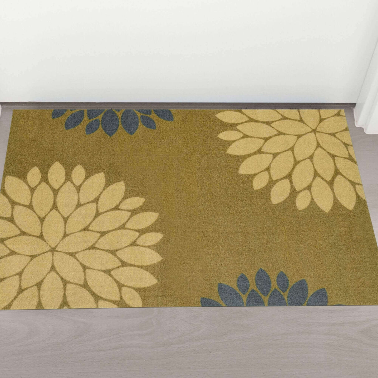 The Rugs Recycled Washable Floral Mat | 130
