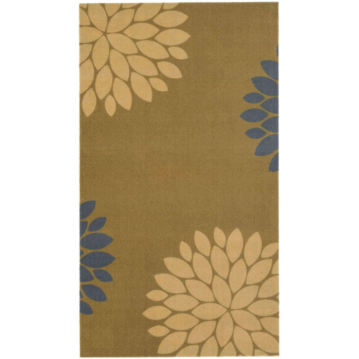 The Rugs Recycled Washable Floral Mat | 130
