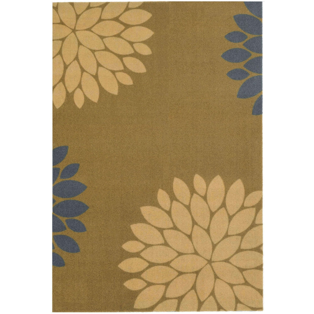 The Rugs Recycled Washable Floral Mat | 130