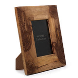 HatiNest Medium Black Hamsa Mango Wood Photo Frame - 10x15cm