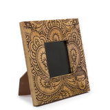 HatiNest Small Black Buddha Mango Wood Photo Frame - 10x10cm