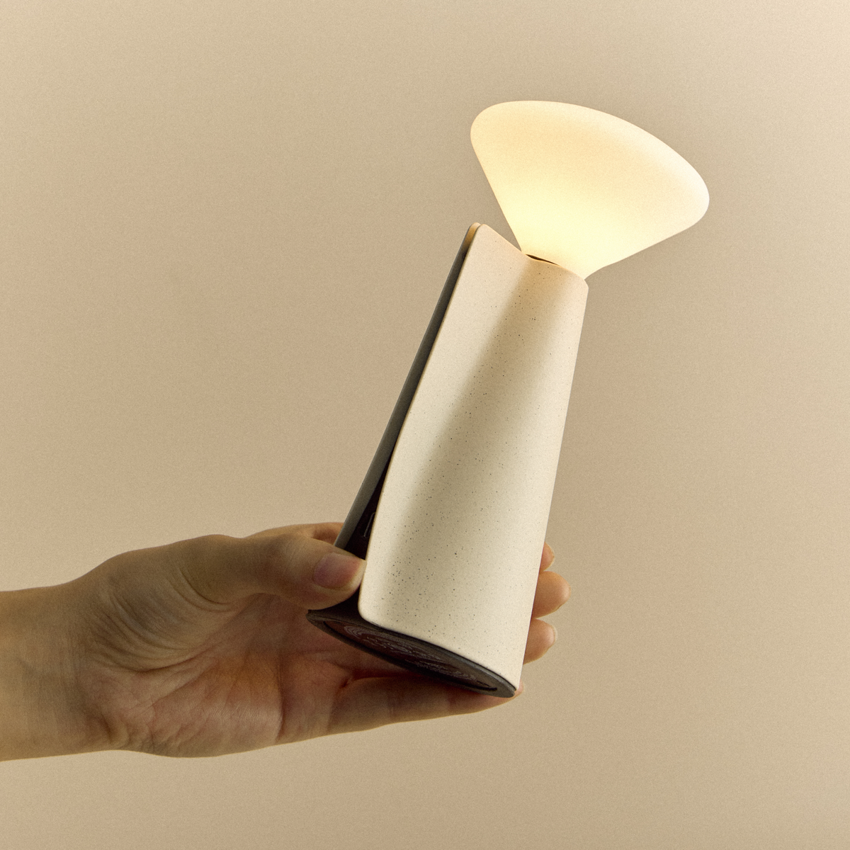 Tala Mantle Portable Lamp in Stone White - Set of 2