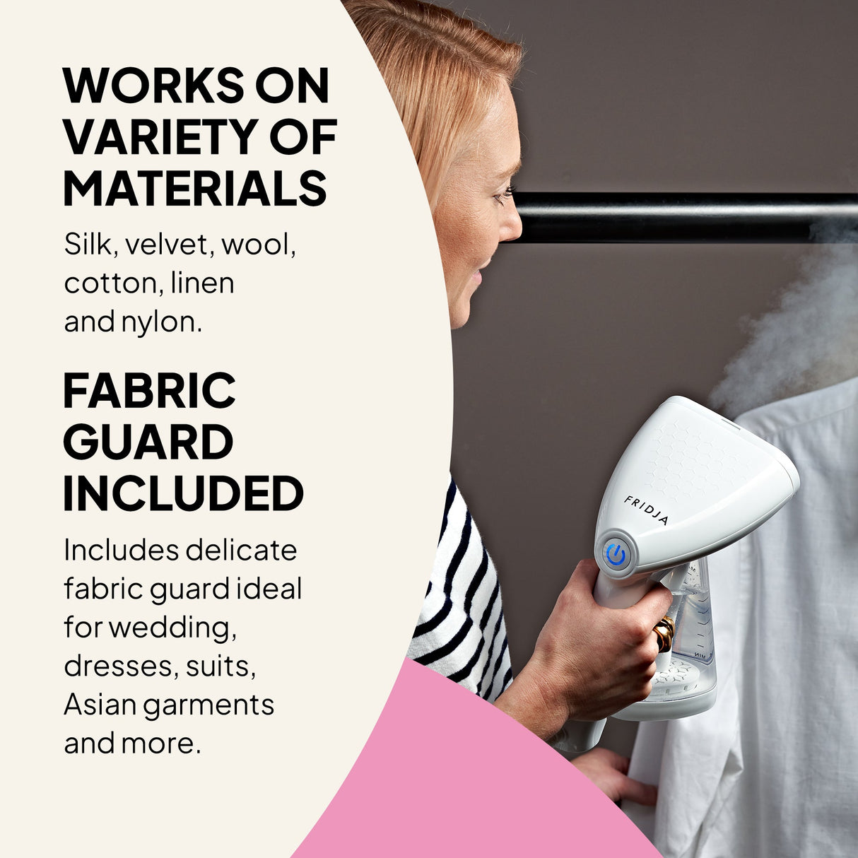 Fridja F10 Handheld Clothes Steamer
