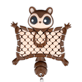Filamora Studios Merle Flying Squirrel Keychain