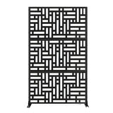 Nicoman Metal Indoor/Outdoor Privacy Screen 90cm x 180cm - Maze