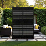 Nicoman Metal Indoor/Outdoor Privacy Screen 90cm x 180cm - Slats