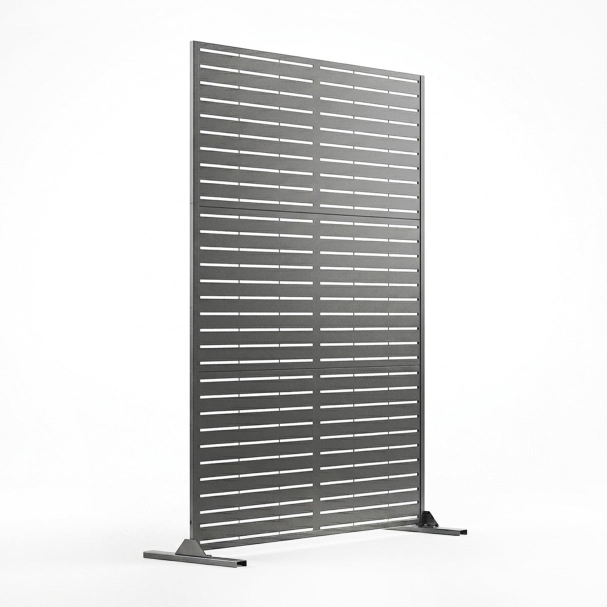 Nicoman Metal Indoor/Outdoor Privacy Screen 90cm x 180cm - Slats