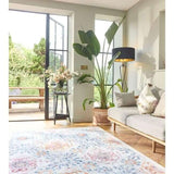 Eco-Washable Cream Rug Moroccan Design
