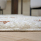 The Rugs Moodi Shaggy Cream Terra Biscotti Rug