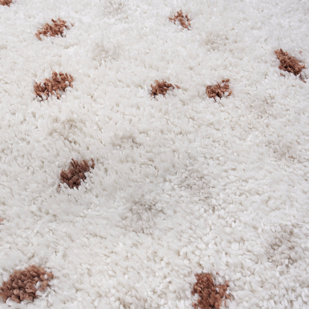The Rugs Moodi Shaggy Cream Terra Biscotti Rug
