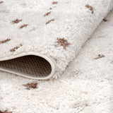 The Rugs Moodi Shaggy Cream Terra Biscotti Rug