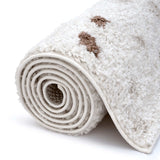 The Rugs Moodi Shaggy Cream Terra Biscotti Rug