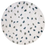 The Rugs Moodi Shaggy Green Drizzle Rug