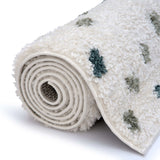 The Rugs Moodi Shaggy Green Drizzle Rug