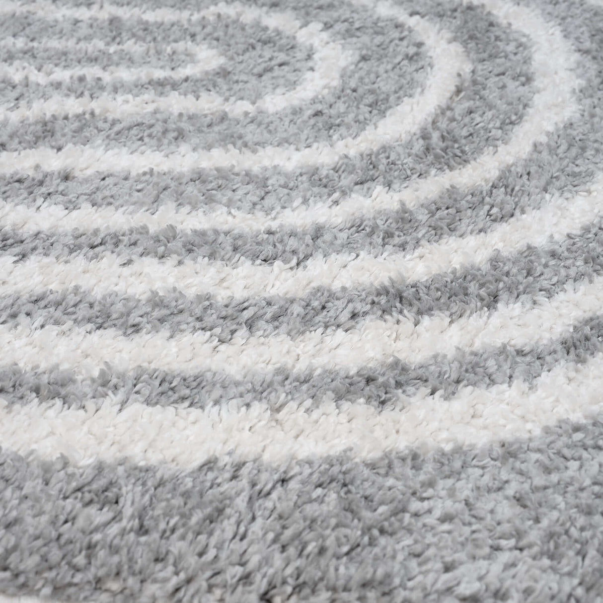 The Rugs Moodi Shaggy Grey Echo Rug