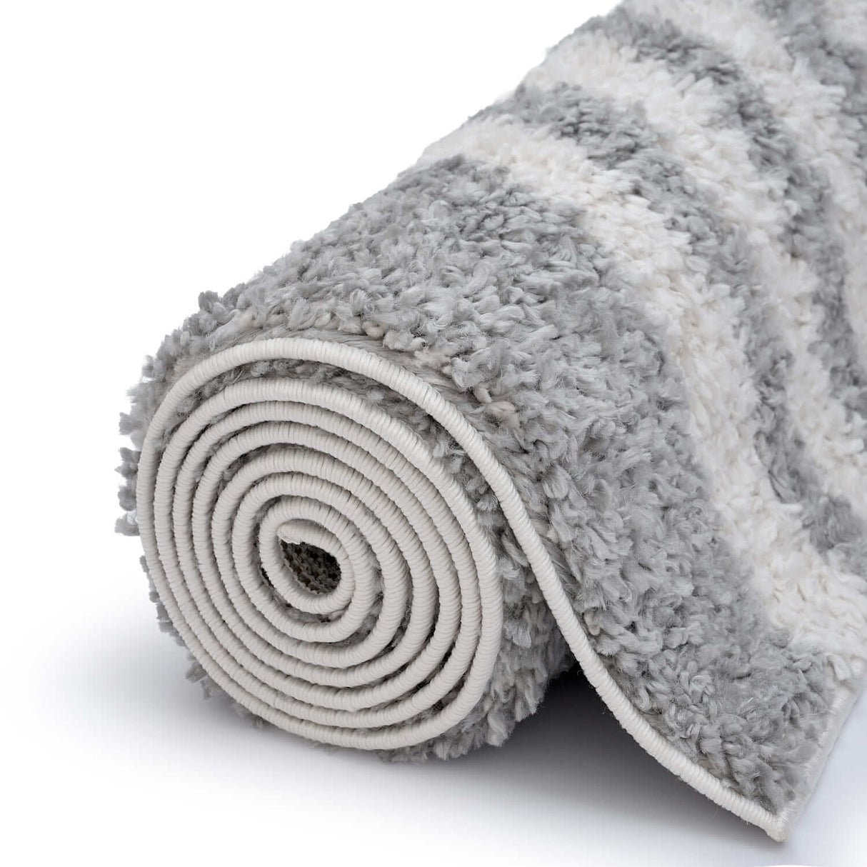 The Rugs Moodi Shaggy Grey Echo Rug