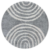 The Rugs Moodi Shaggy Grey Echo Rug