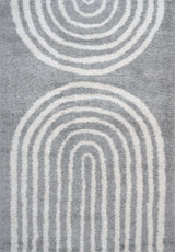The Rugs Moodi Shaggy Grey Echo Rug