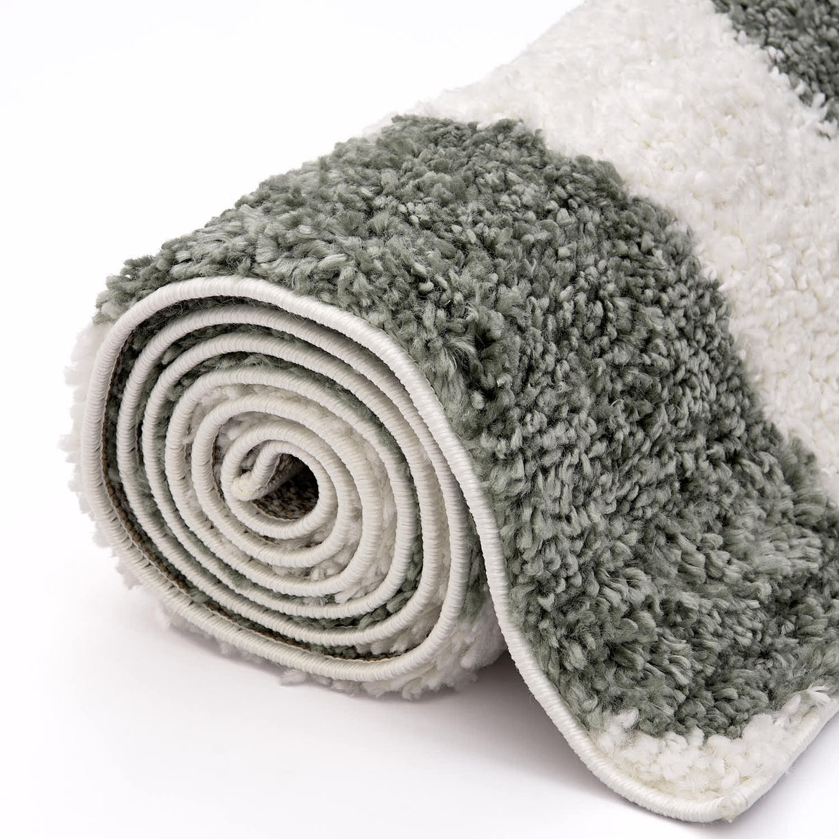 The Rugs Moodi Shaggy Green Erosan Rug