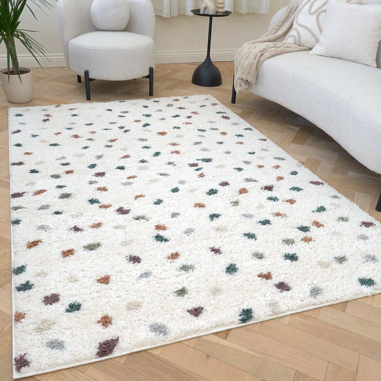 The Rugs Moodi Shaggy Multicolour Jubile Rug