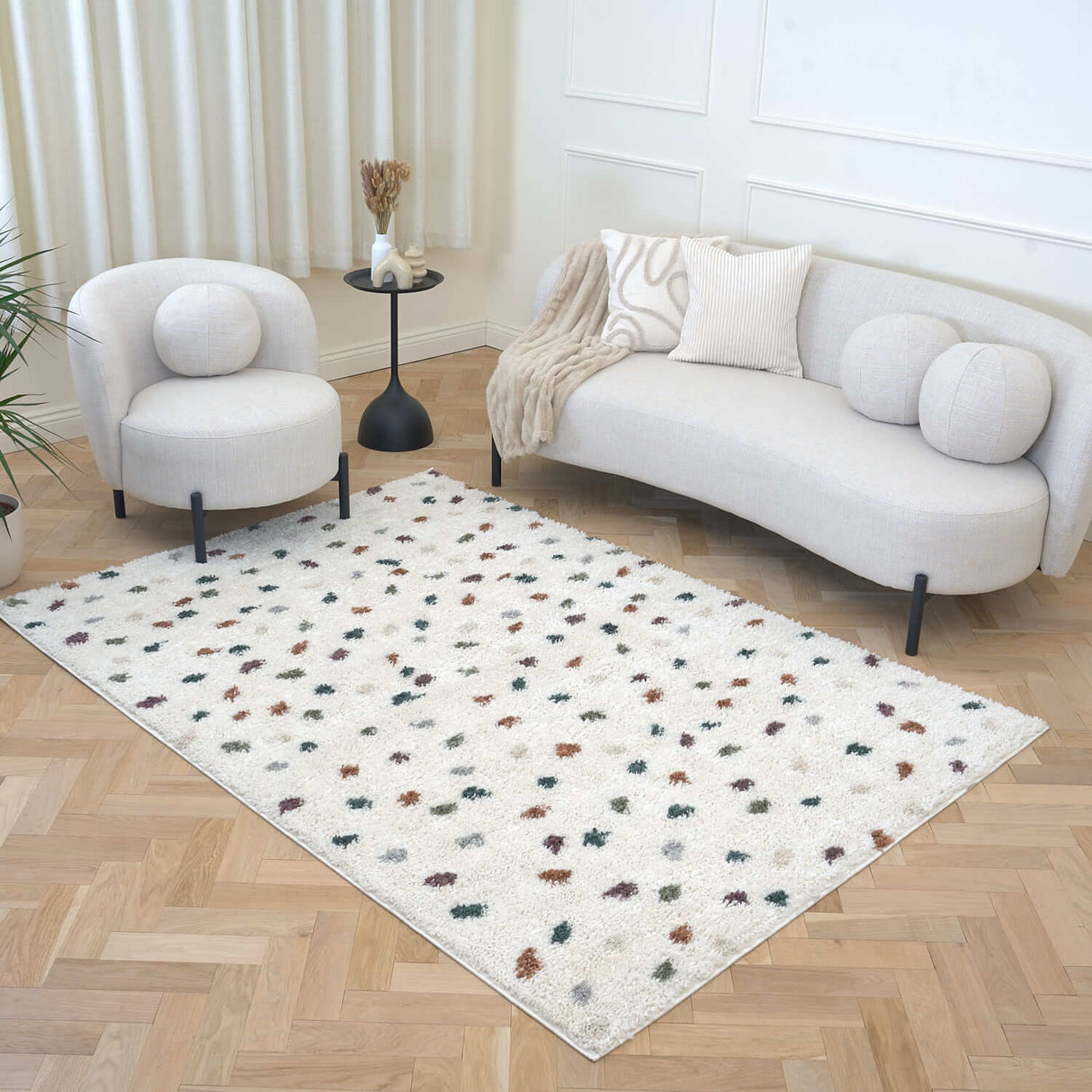 The Rugs Moodi Shaggy Multicolour Jubile Rug