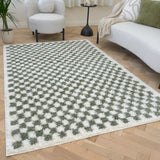 The Rugs Moodi Shaggy Green Lunel Rug