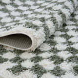 The Rugs Moodi Shaggy Green Lunel Rug