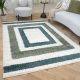 The Rugs Moodi Shaggy Green Marina Rug