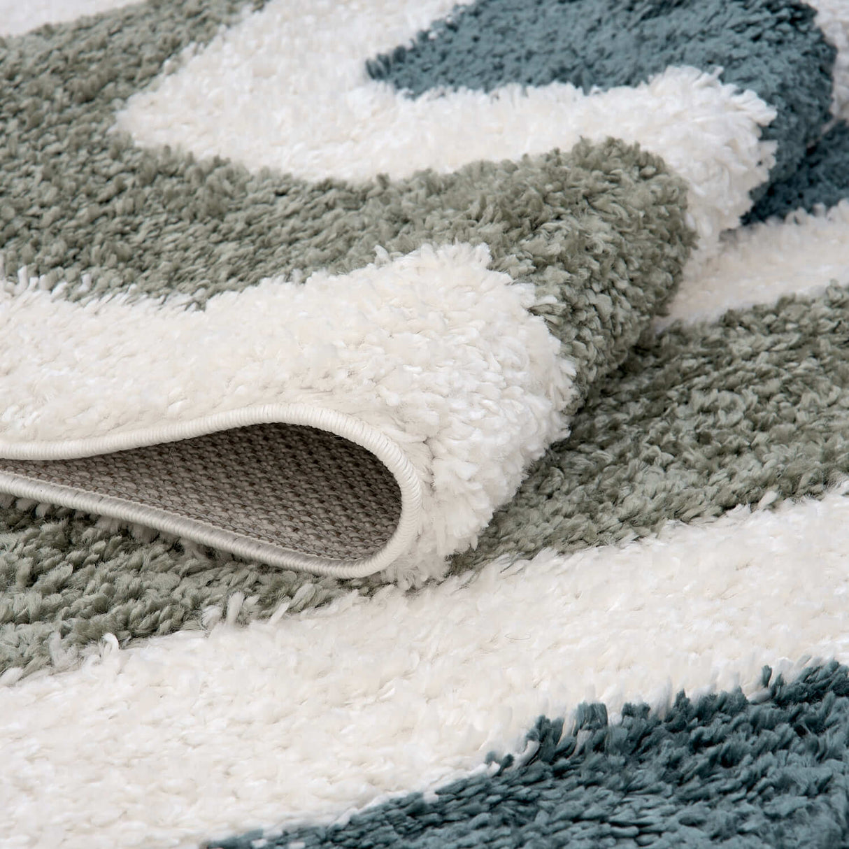 The Rugs Moodi Shaggy Green Marina Rug