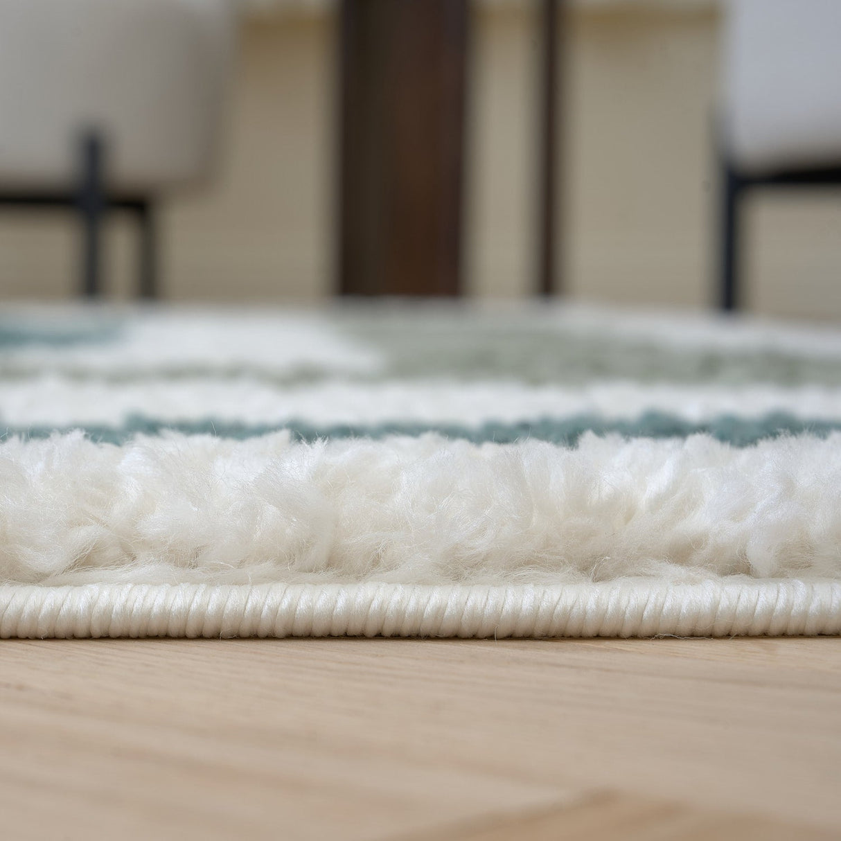 The Rugs Moodi Shaggy Green Marina Rug